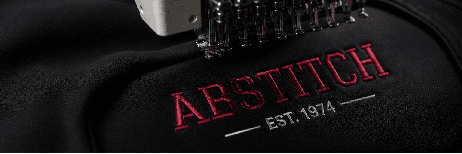 Embroidery machine at Abstitch