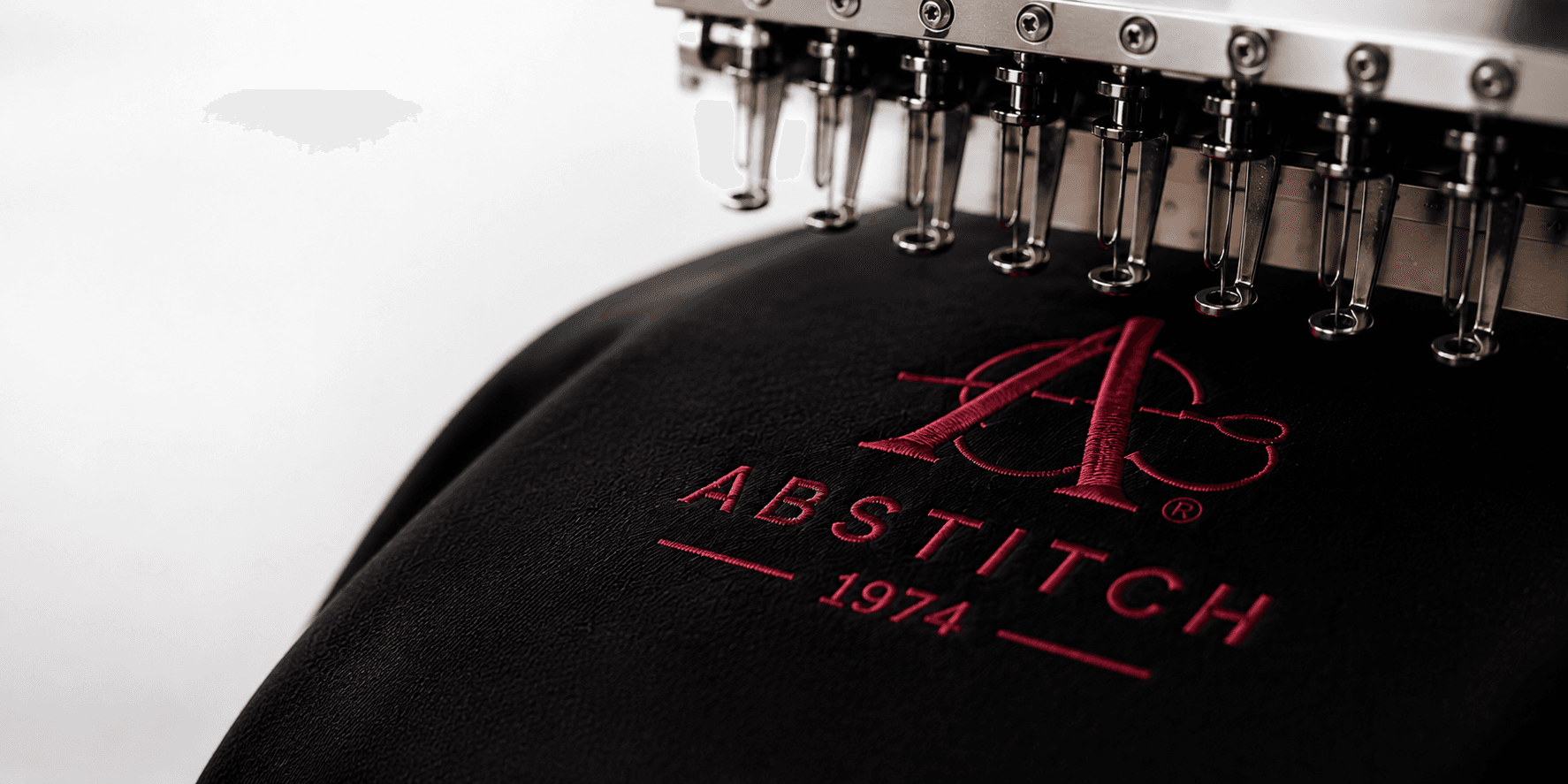 Embroidery machine at Abstitch