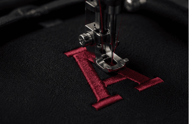 Close up of tailoring and sewing