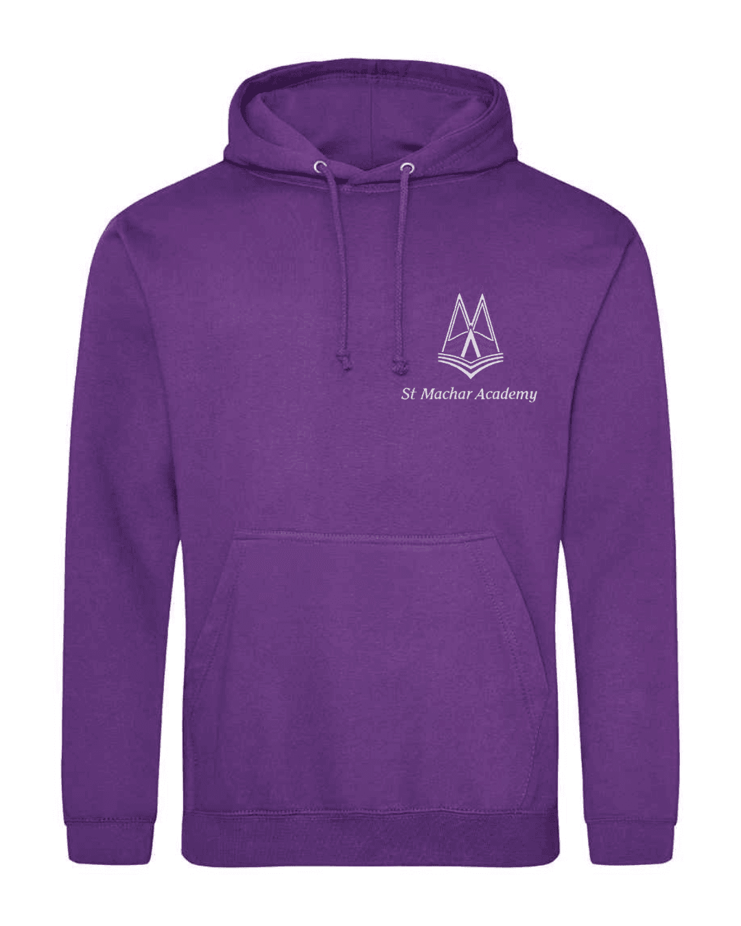 Hoodie (Male) with logo — Purple