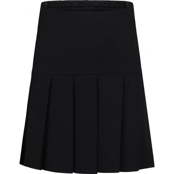 Fan Pleat Skirts — Black