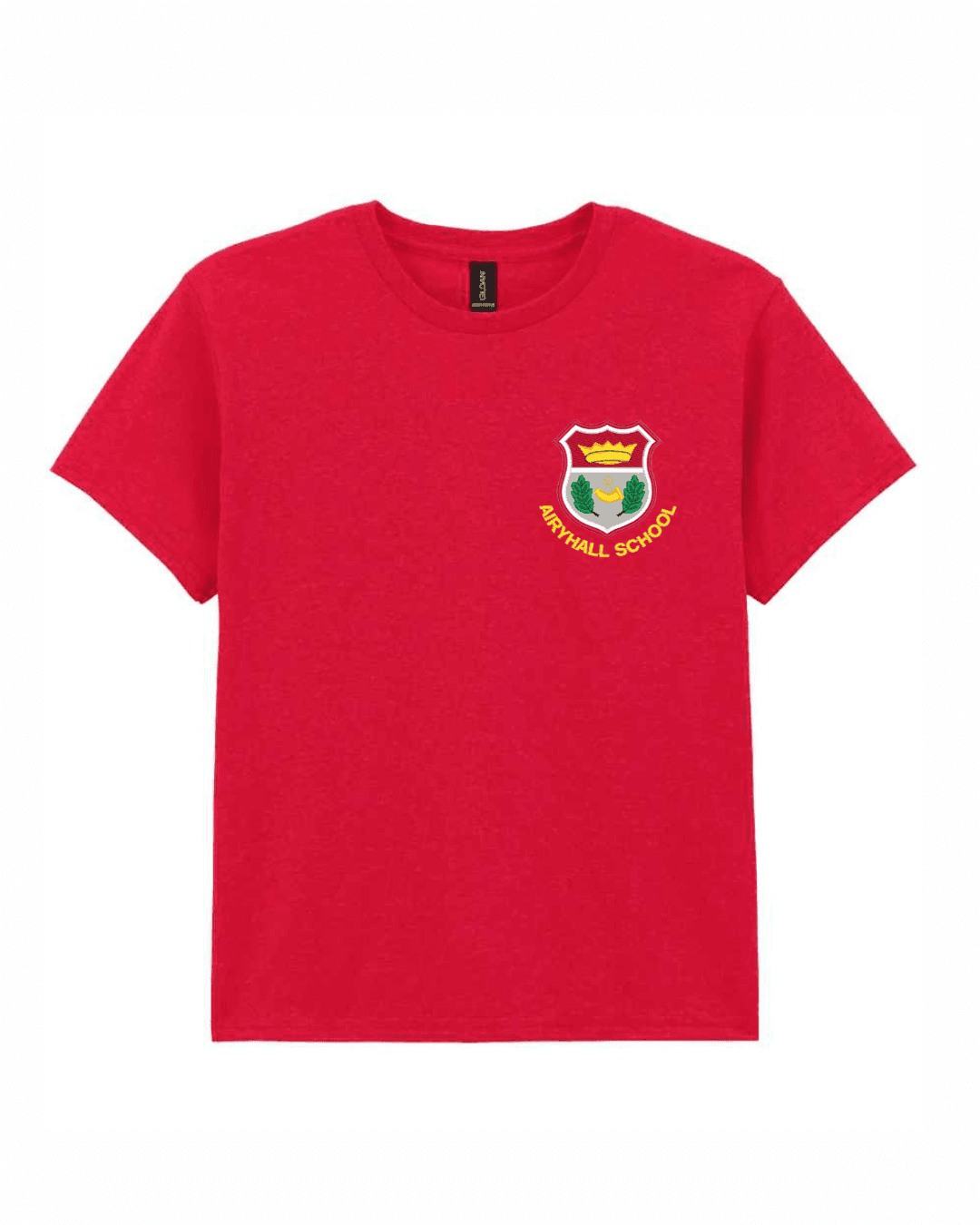 Heavy Cotton™ T-Shirt (with logo) — Red