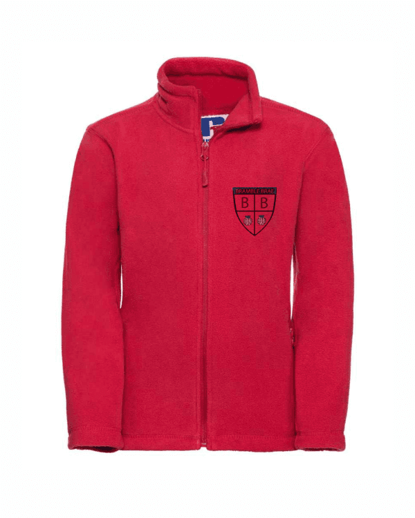 Outdoor Fleece Jacket (with logo) — Red