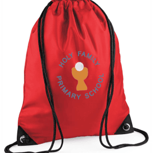 Gym Bag (with logo) — Red