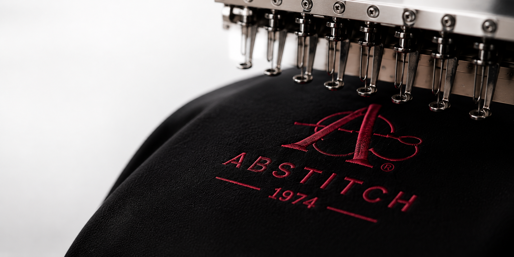 Embroidery machine at Abstitch