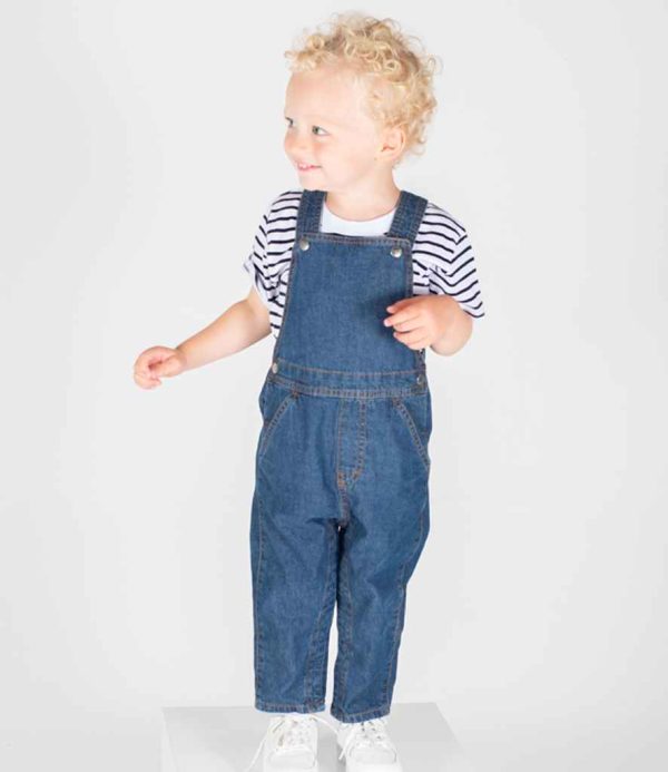 Kids Denim Dungarees
