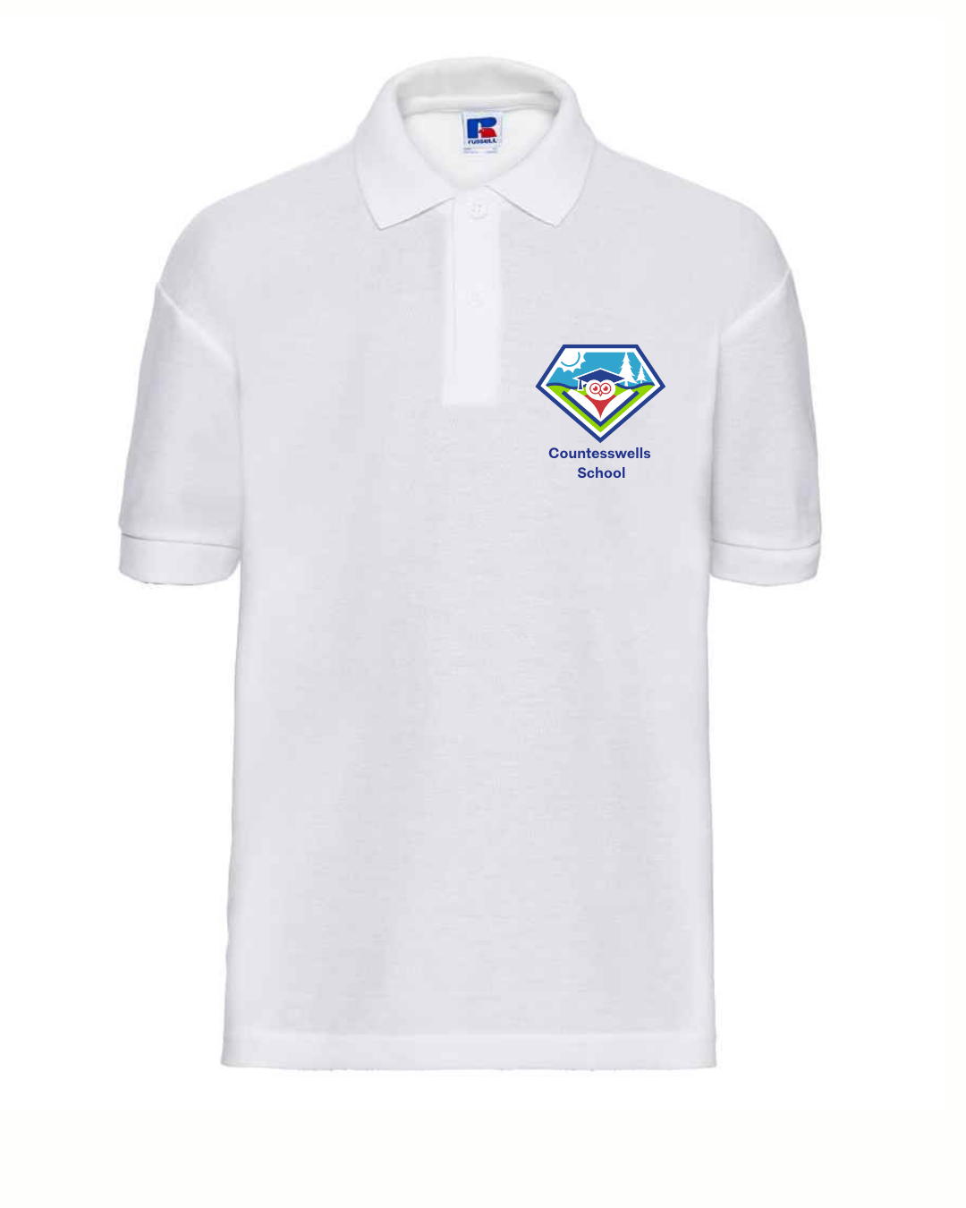 Poly/Cotton Piqué Polo Shirt (with logo)