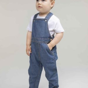 Kids Denim Dungarees